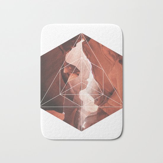 A Great Canyon - Geometric Photography Bath Mat