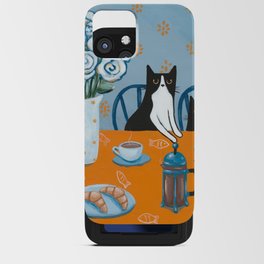 Cats and a French Press iPhone Card Case