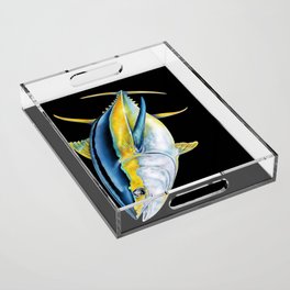 Yellowfin Tuna Acrylic Tray