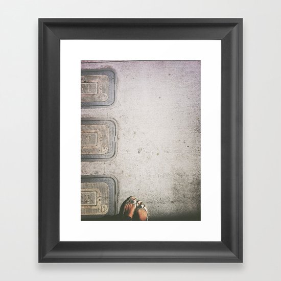 Three Water Sewers Framed Art Print