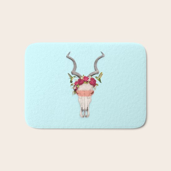 FRIDA SKULL Bath Mat