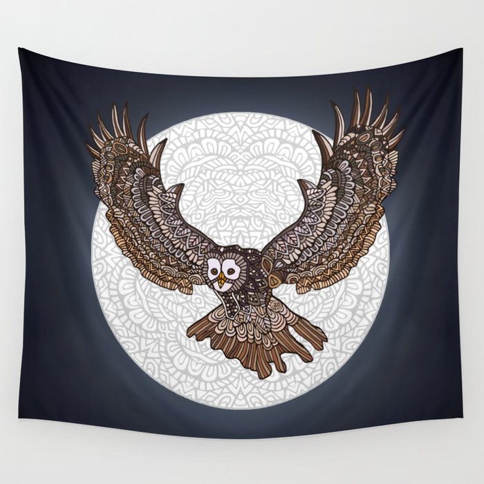 Full Moon Wall Tapestry