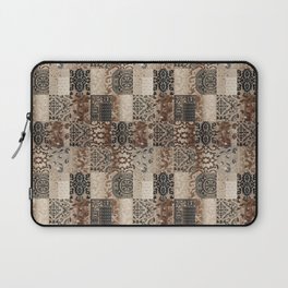 N267 - Oriental Bohemian Traditional Collage Moroccan Fabric Style Laptop Sleeve