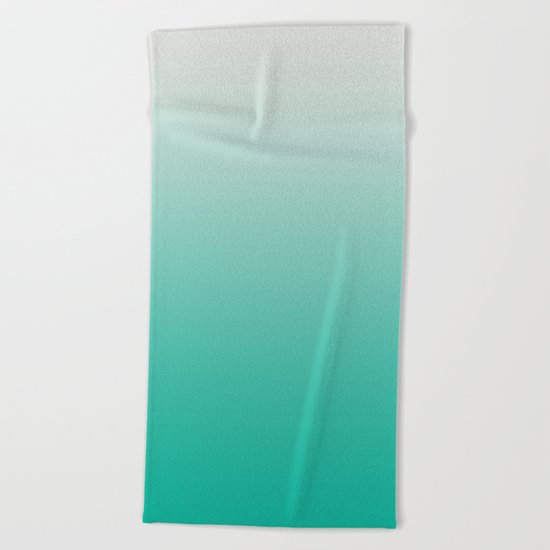 Mint Ombre Beach Towel