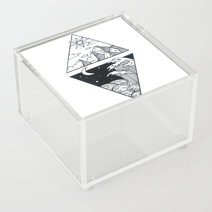 Life Triangle Acrylic Box