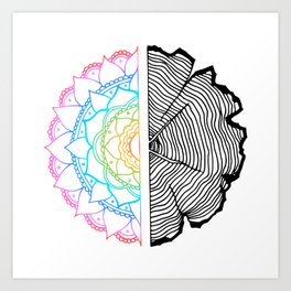 Tree of Life - Rainbow Psychedelic Art Print