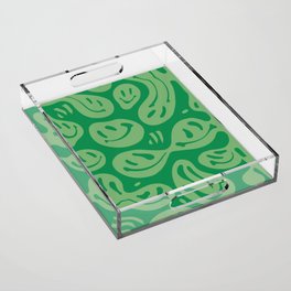 Money Green Melted Happiness Acrylic Tray