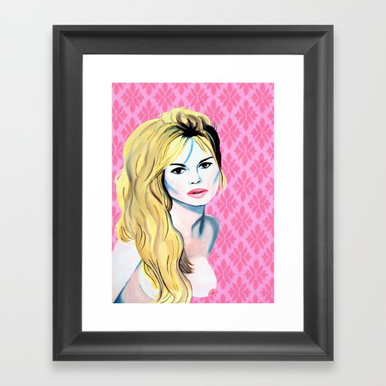 The Sex Kitten Framed Art Print