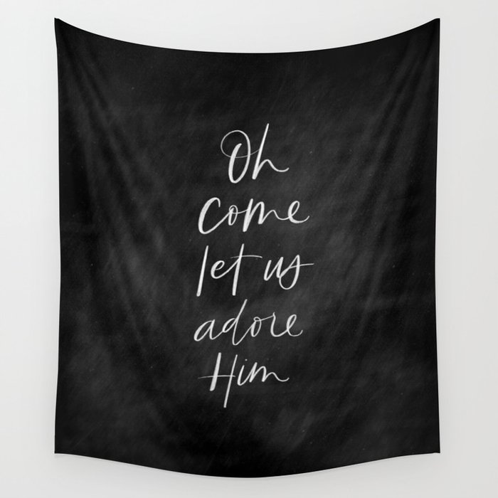Adore Him Wall Tapestry