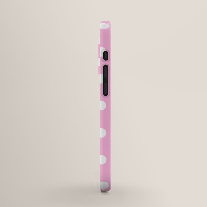 Polka Dots (White & Pink Pattern)