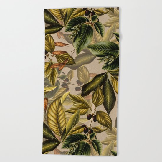 TROPICAL PATTERN-14 Beach Towel