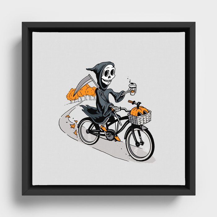 Fall Reaper Framed Canvas