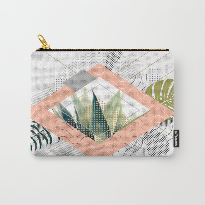 Abstract geometrical and botanical shapes I Carry-All Pouch
