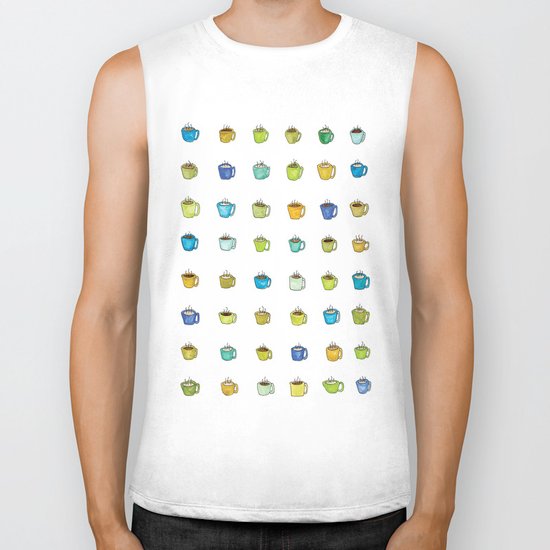 morning cup Biker Tank
