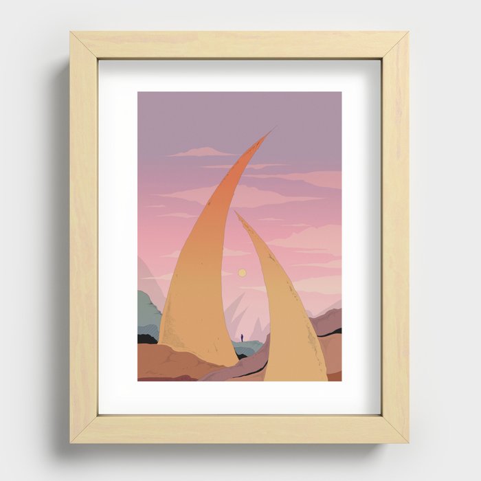 Souls at Zero Recessed Framed Print