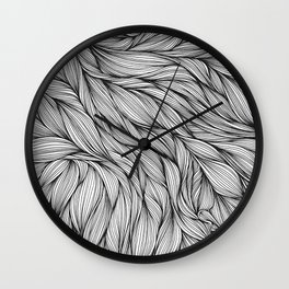Pin in a Hairstack Wall Clock