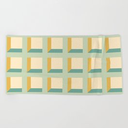 Minimalist 3D Pattern IX Beach Towel