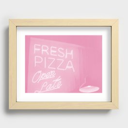open late Recessed Framed Print