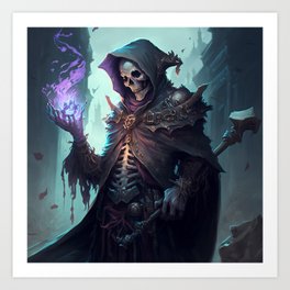 Sir Thomas Bonedraggin Art Print