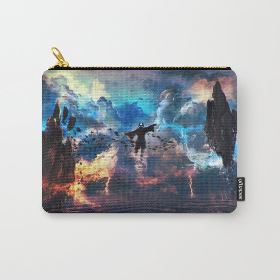 Avatar: The Last Airbender - Aang @ Avatar State - Fan Art Carry-All Pouch