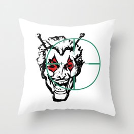 alien joker  Throw Pillow