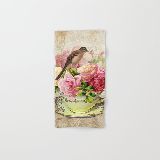 Tea flowers #3 Hand & Bath Towel
