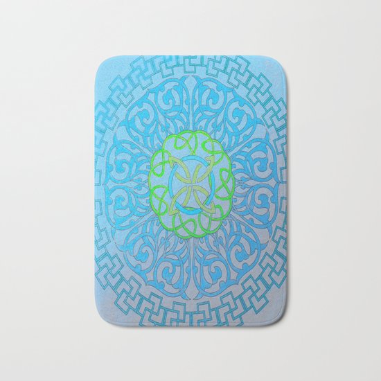 Blue Mandala Bath Mat