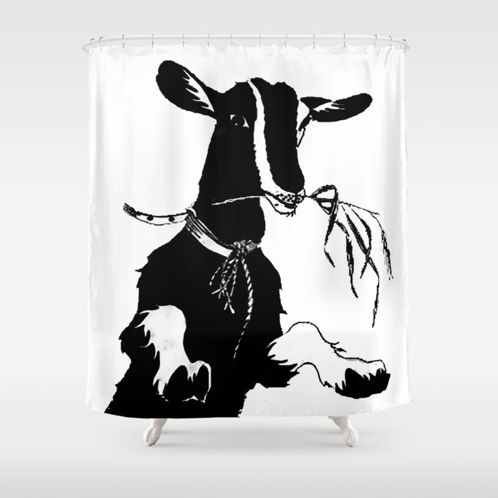 little goat Shower Curtain