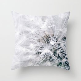 Dandelion Wishes Throw Pillow