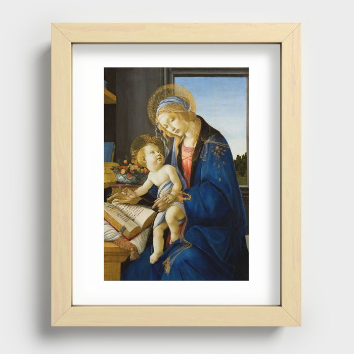 Sandro Botticelli - The Virgin and Child, 1480 Recessed Framed Print
