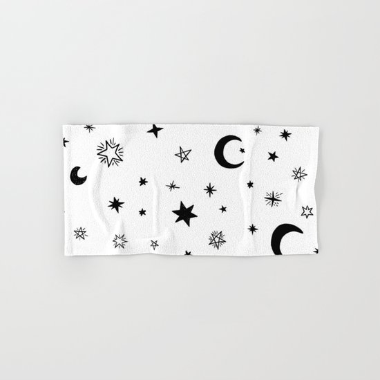 Moons & stars Hand & Bath Towel