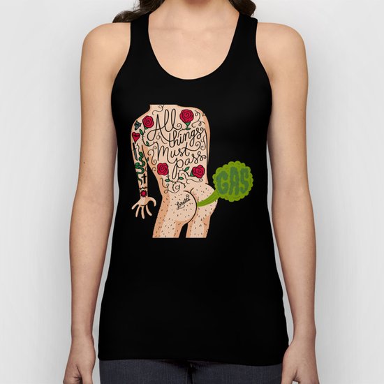 All Things Must Pass (gas) Unisex Tank Top
