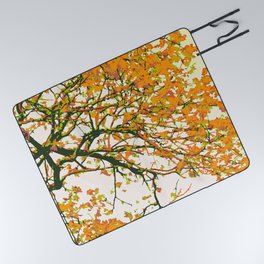 Autumn Bloom | Digital Art Picnic Blanket