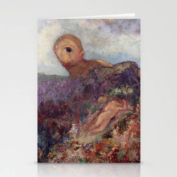 Odilon Redon - The Cyclops Le Cyclope Stationery Cards