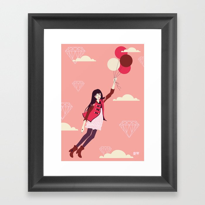 Lucy in the Sky Framed Art Print