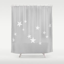 Hanging stars Shower Curtain