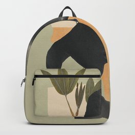 minimal collage /silence 3 Backpack