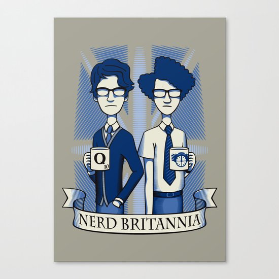 Nerd Britannia Canvas Print
