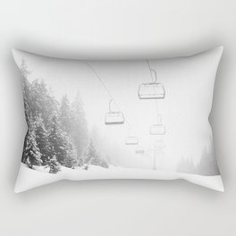 Ski Gondolas , Ski Lift Rectangular Pillow