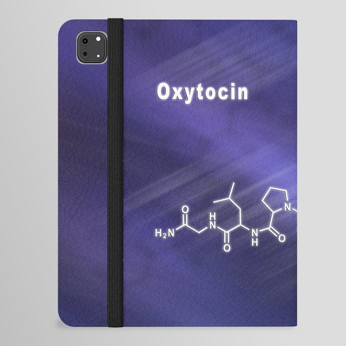 Oxytocin Hormone Structural chemical formula iPad Folio Case
