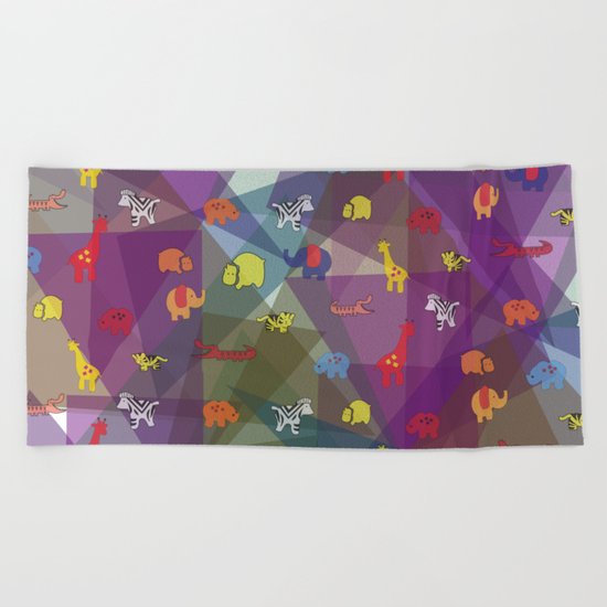 pattern 57 Beach Towel