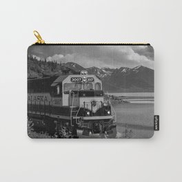 5298 - Alaska Passenger Train B & W Carry-All Pouch