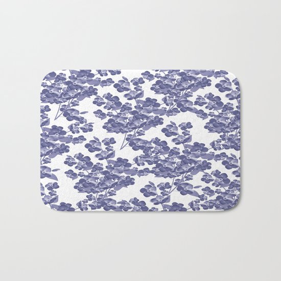 Floral pattern 14 Bath Mat