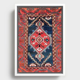 Bergama Northwest Anatolian Rug Print Framed Canvas