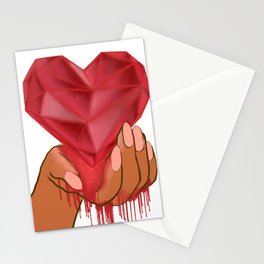 Bleeding Heart Stationery Cards