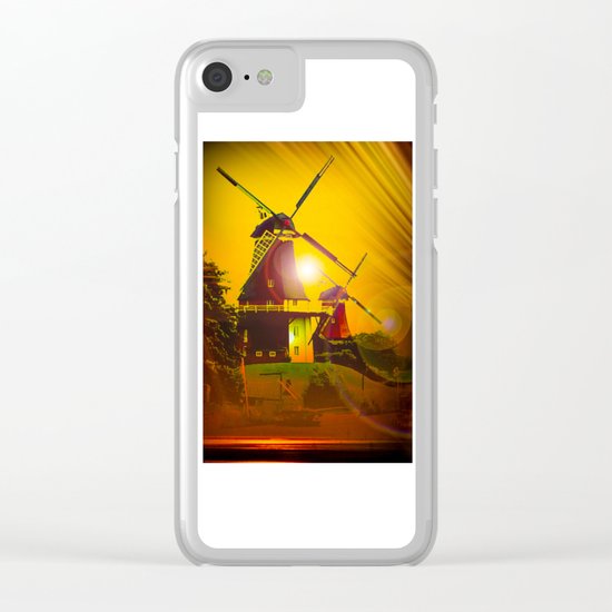 Greetsiel Zwillingsmühlen Clear iPhone Case