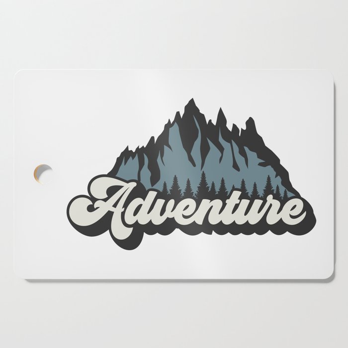 Adventure Mountains Cutting Board