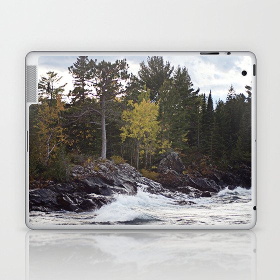 Fall Day on Copper Harbor Laptop & iPad Skin