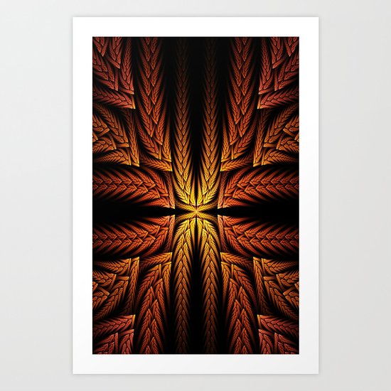 Wheatstack Art Print