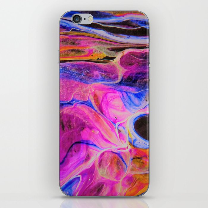 Abstract Multicolor Acrylic #1 iPhone Skin